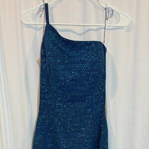 Jovani Teal Prom Dress - Size 8